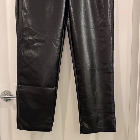 Aritzia Wilfred Melina High-waisted Vegan Leather pants size 14 - Picture 2 of 16